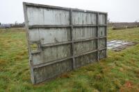 10' X 6' GALVANISED SHEETED DOOR - 5