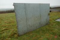 10' X 6' GALVANISED SHEETED DOOR - 6