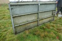 9' X 4' GALVANISED SHEETED GATE - 3