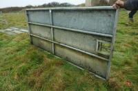 9' X 4' GALVANISED SHEETED GATE - 4