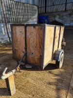 WOODEN CAR/QUAD TRAILER