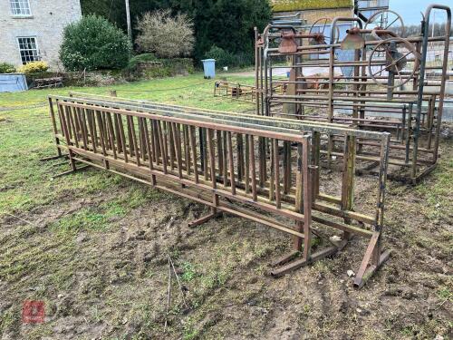 5 FREESTANDING CALF FEED FRONTS