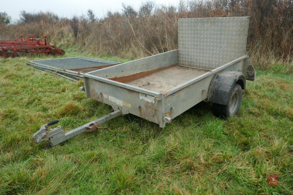 IFOR WILLIAMS P6E FLAT BED TRAILER