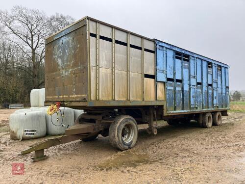 34' STEP FRAME LIVESTOCK TRAILER
