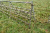 PAIR OF 14' GALVANISED YARD GATES - 7