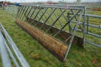 PAIR OF 15' HEAVY DUTY CATTLE FEED BARRIERS - 3