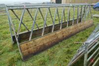 PAIR OF 15' HEAVY DUTY CATTLE FEED BARRIERS - 7