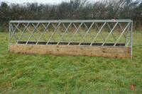 PAIR OF 15' HEAVY DUTY CATTLE FEED BARRIERS - 3