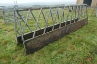 PAIR OF 15' HEAVY DUTY CATTLE FEED BARRIERS - 3