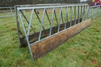 PAIR OF 15' HEAVY DUTY CATTLE FEED BARRIERS - 6