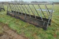 PAIR OF 15' HEAVY DUTY CATTLE FEED BARRIERS - 3