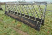 PAIR OF 15' HEAVY DUTY CATTLE FEED BARRIERS - 4