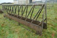 PAIR OF 15' HEAVY DUTY CATTLE FEED BARRIERS - 5