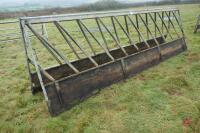 PAIR OF 15' HEAVY DUTY CATTLE FEED BARRIERS - 3