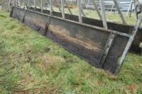 PAIR OF 15' HEAVY DUTY CATTLE FEED BARRIERS - 4