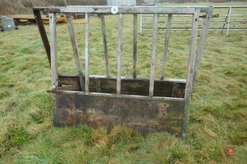 PAIR OF CATTLE FEED BARRIERS