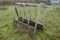 PAIR OF CATTLE FEED BARRIERS - 2