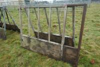 PAIR OF CATTLE FEED BARRIERS - 4