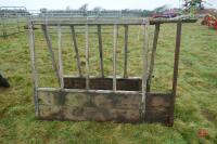 PAIR OF CATTLE FEED BARRIERS - 5