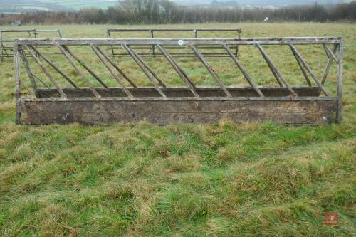 PAIR OF 15' CATTLE FEED BARRIERS