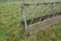 PAIR OF 15' CATTLE FEED BARRIERS - 6