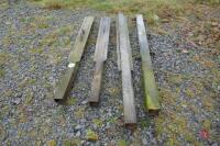 4 GALVANISED POSTS - 3