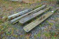 4 GALVANISED POSTS - 4