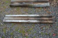 3 X 6' STRAIGHT IRON POSTS - 2