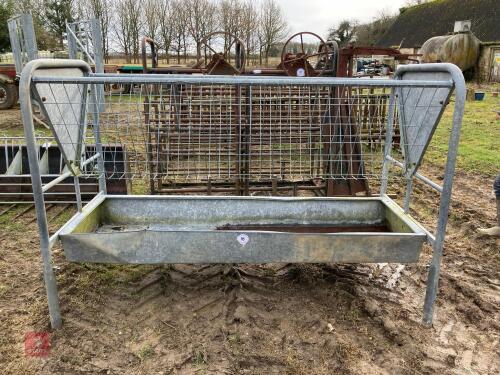 FREESTANDING 8' GALVANISED HAY RACK