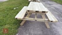 1.6M GARDEN PICNIC TABLE - 5