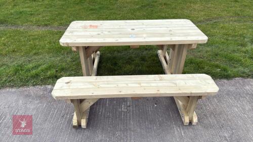1.6M PICNIC TABLE & BENCHES
