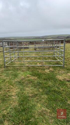 4 X 10' IAE GALVANISED CATTLE HURDLES