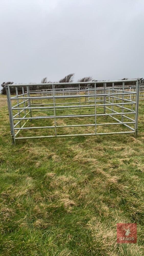 4 X 10' Iae Galvanised Cattle Hurdles