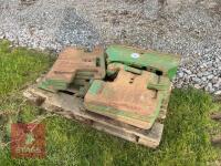 8 X 45KG JOHN DEERE WAFER WEIGHTS - 4