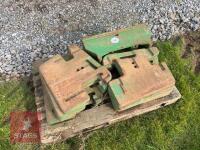 8 X 45KG JOHN DEERE WAFER WEIGHTS - 6