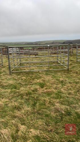 4 X 10' IAE GALVANISED CATTLE HURDLES