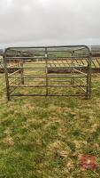 4 X 8' X 5' 7'' GALVANISED CATTLE HURDLES