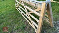 10' 10'' WOODEN FIELD GATE - 2