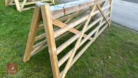 10' 10'' WOODEN FIELD GATE - 3