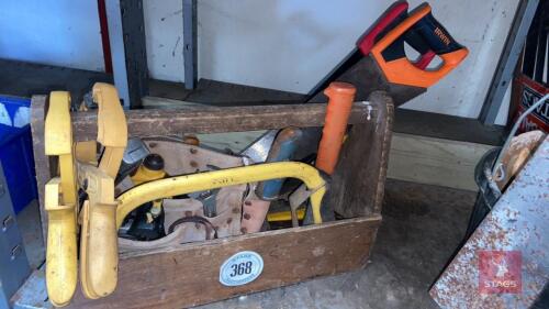 VARIOUS SAWS ETC IN CARRY BOX