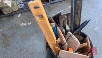 BUCKET PLASTERING TROWELS ETC - 6