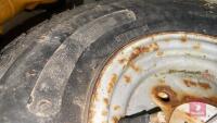 PAIR TRAILER WHEELS/TYRES - 6