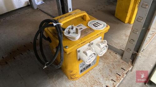 110V TWIN OUTLET TRANSFORMER