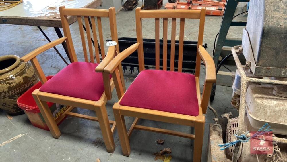 PAIR OF CHAIRS