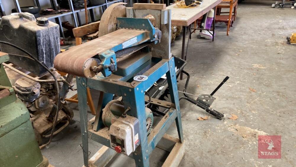 NAERIC 6'X10' BELT & DISC SANDER