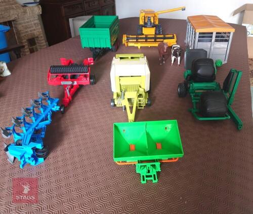 BRUDER TOY FARM IMPLEMENTS