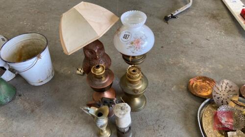 VARIOUS LANTERNS/BLOWTORCH