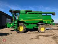 2012 JOHN DEERE T550 HILLMASTER COMBINE - 2