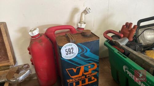 VACUUM PUMP OIL & COMBI CAN