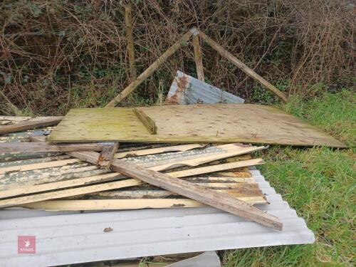 10 OLD TIN ROOF SHEETS